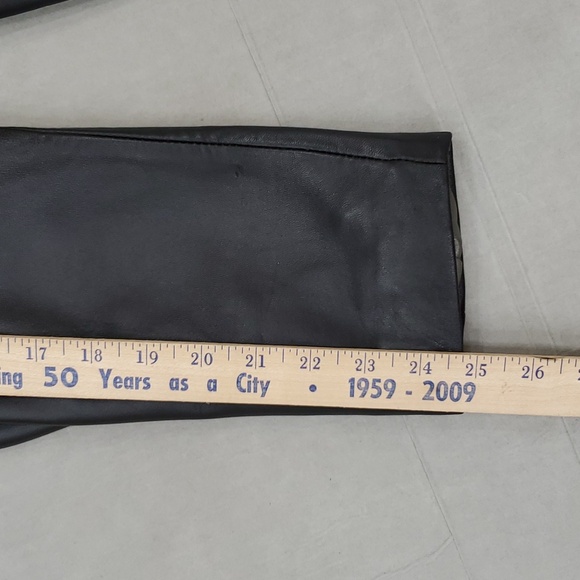 R&O Reilly Olmes leather jacket women's size XL black soft leather zip closure - Picture 7 of 16